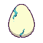 pixel-art mascot: egg stage