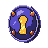 pixel-art icon: warden